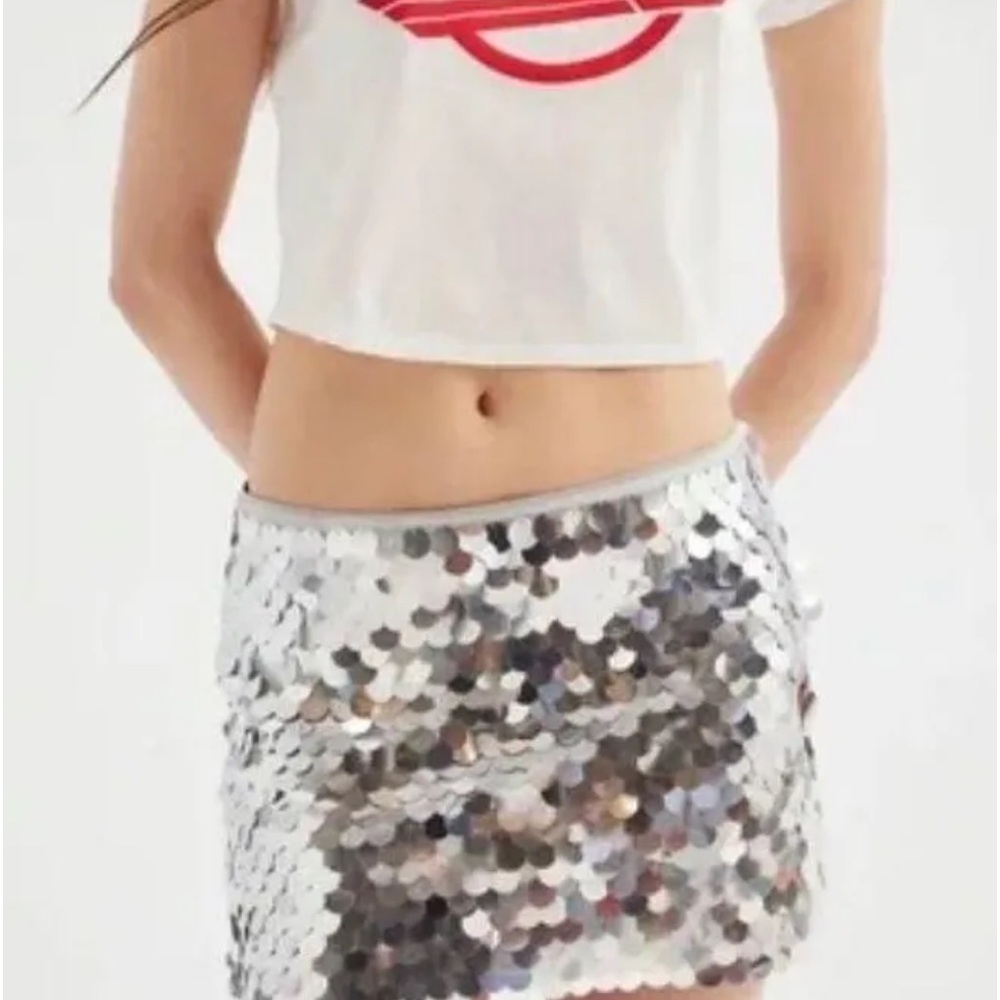 Urban Outfitters Sparkle Sequin Skirt
